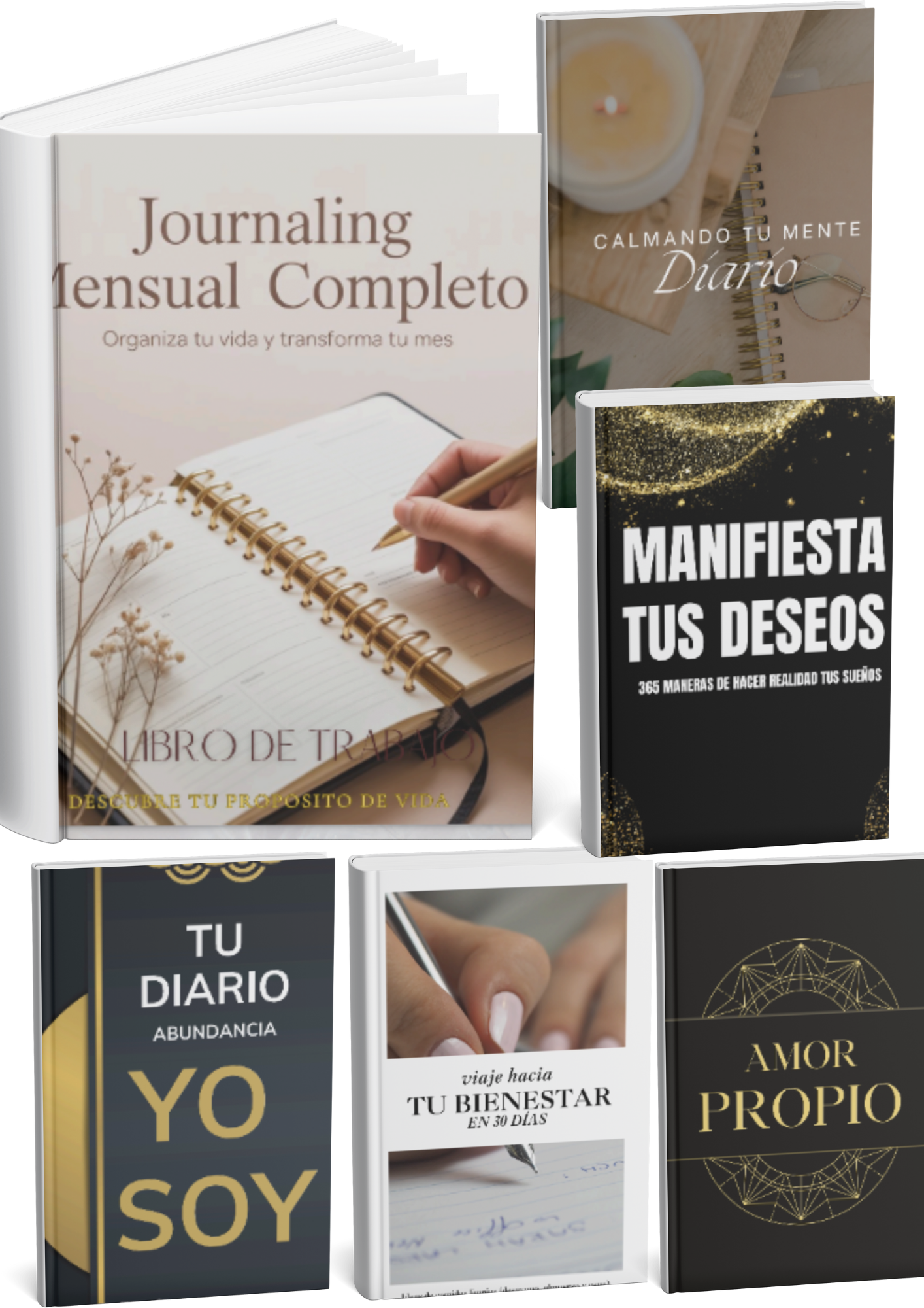 “Pack Bienestar Total: Journaling + 5 Diarios Exclusivos”